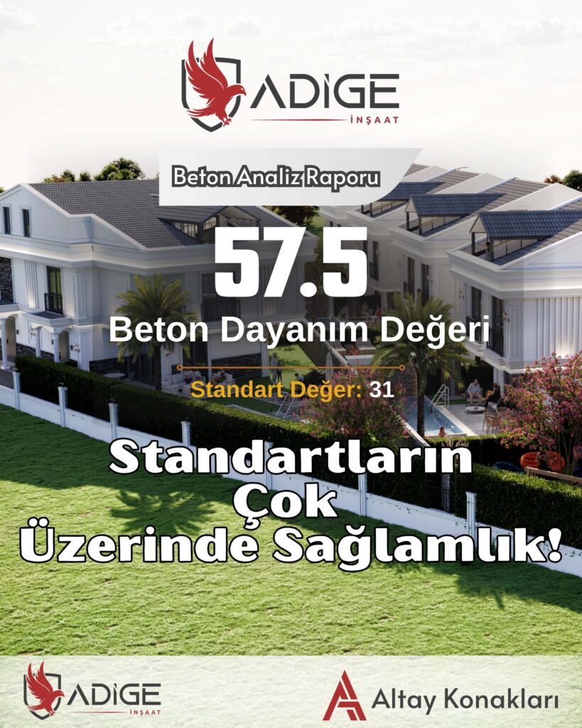 Altay konukları Ordu Beton analiz raporu