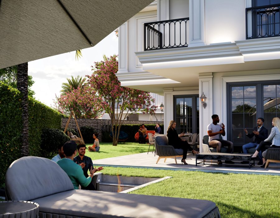 Altay Konakları - Bahçe ve Ateş Çukuru