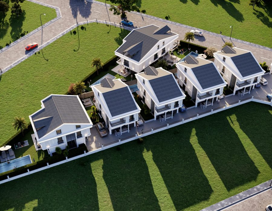 Altay Konakları - Üstten Görünüm